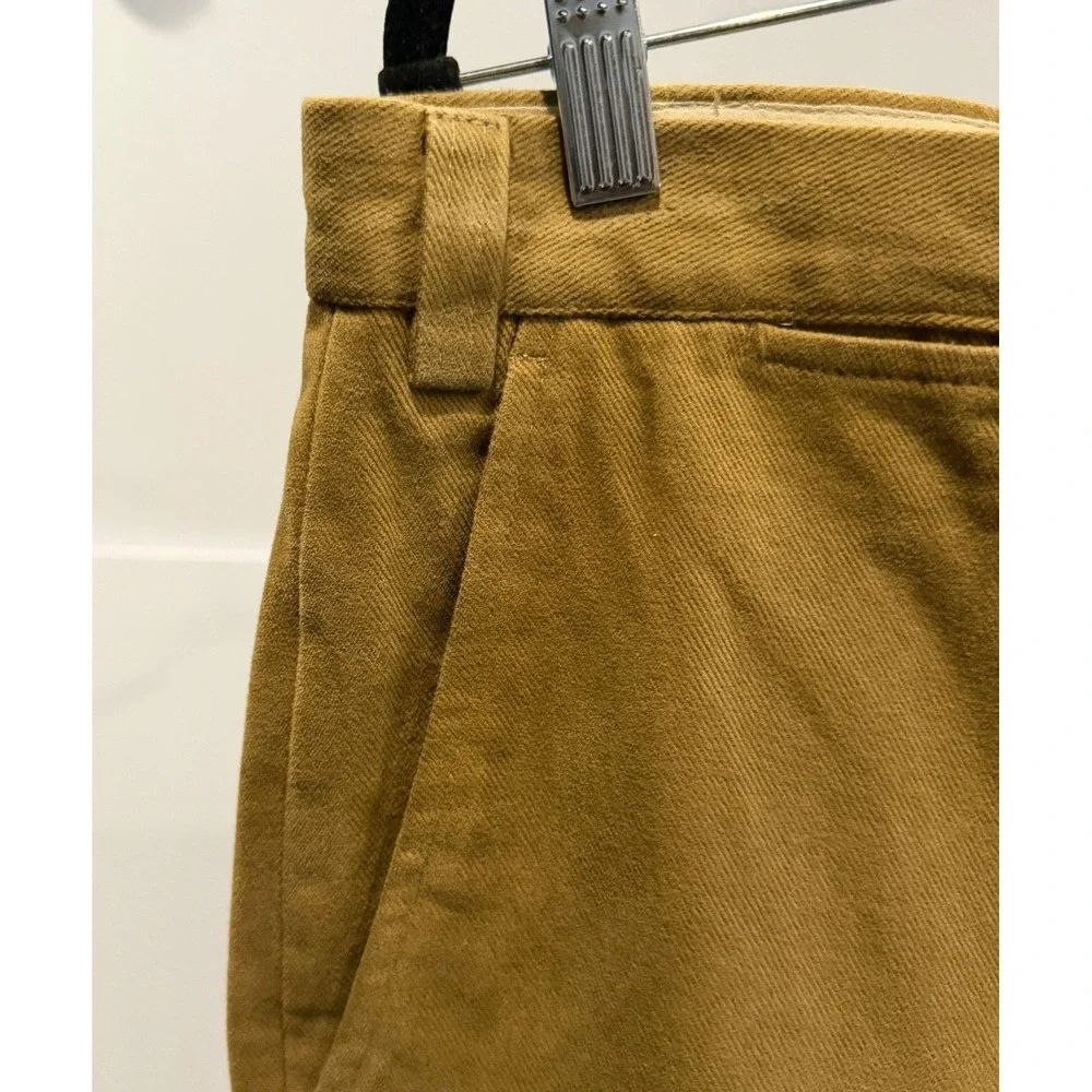 Scott Barber Italy Men's Corduroy Pants 38 100% cotton brown classic tailored - Picture 5 of 9